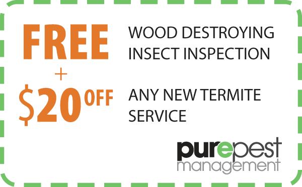 coupon - wood-destroying insects - termites